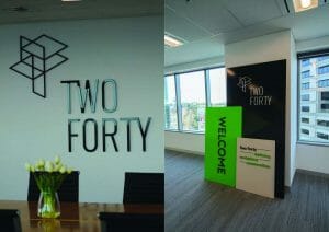 Two Forty Dexus 3D acrylic letters Print Graphic panels