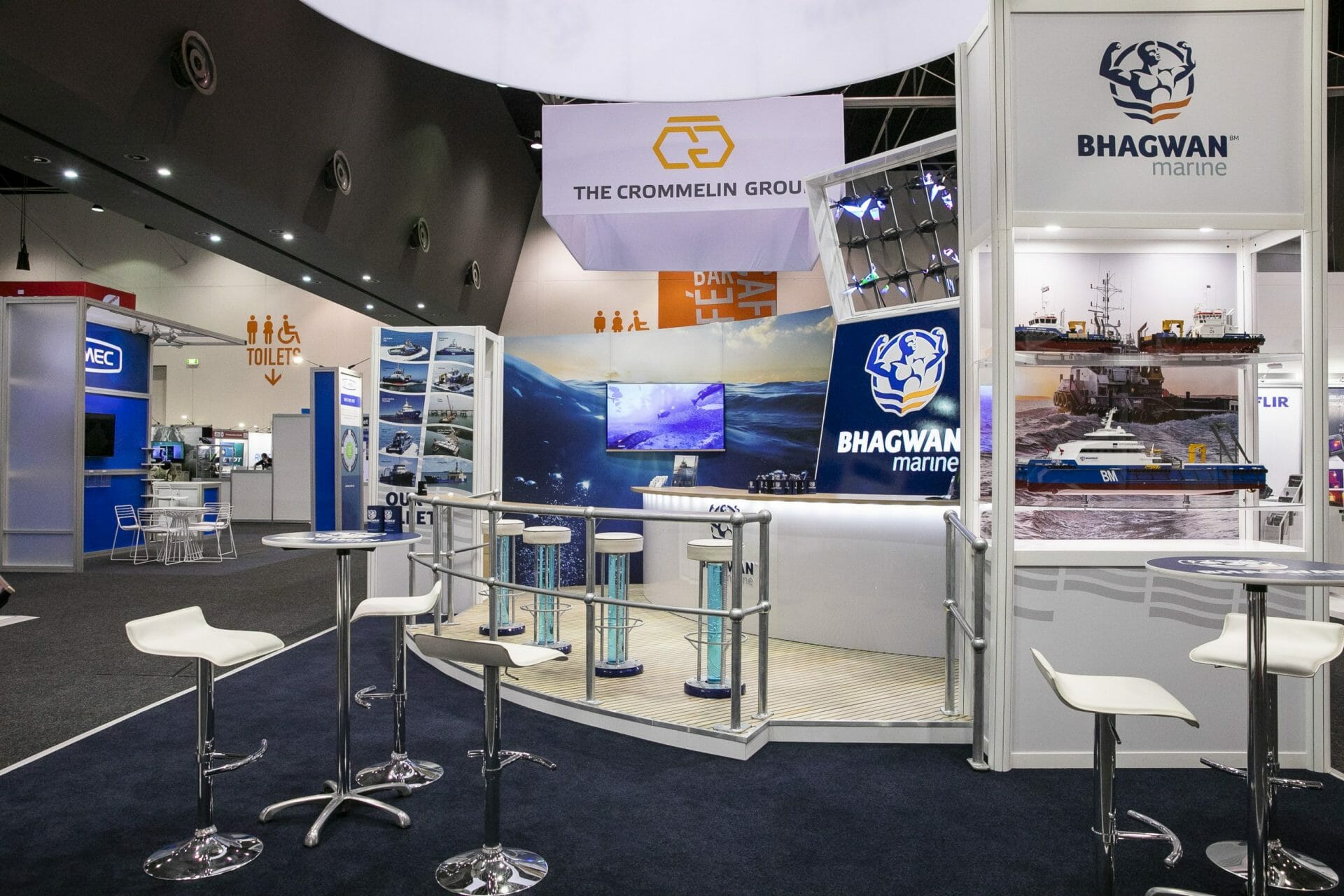 Bhagwan Marine AOG 2019 Stand of the year Barrett Exhibition Group