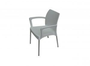 Armchair White Plastic