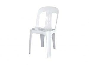 Bistro Chair White Plastic