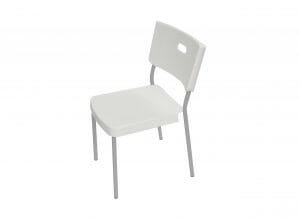 Herman Chair White Plastic