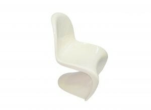 S Chair White Plastic