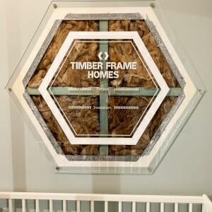 Bold hexagon wall display presenting a fun fact for learning