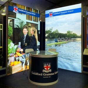 Exhibitions stand of Guildford Grammar Schools, Perth