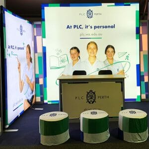Exhibitions Stand for PLC High school Perth