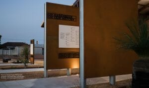 Signage-External-Rusted-Modern-Sign-Design-Narembeen-Lesser-Hall-Interpretation-SCA-2-pac-paint-sandblasted-paint-fill-signs-(5) Signage-External-Rusted-Modern-Sign-Design-Narembeen-Lesser-Hall-Interpretation-SCA-2-pac-paint-sandblasted-paint-fill-signs-(5)