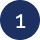 A dark blue circle with the white number "1" in the center. The design is simple, conveying a sense of clarity and order.