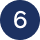 A dark blue circle with a white number six in the center. The image is simple, with minimal design elements, conveying clarity and focus on the number.