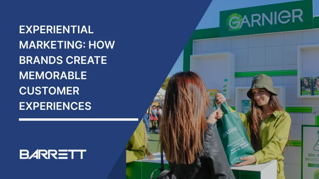 Experiential marketing campaign creating an engaging in-person customer experience at a brand event.
